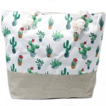 Plážová taška - Mini kaktusy